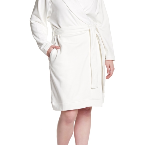 NWT Women's Plus UGG BLANCHE Plush Robe - Picture 6 of 6